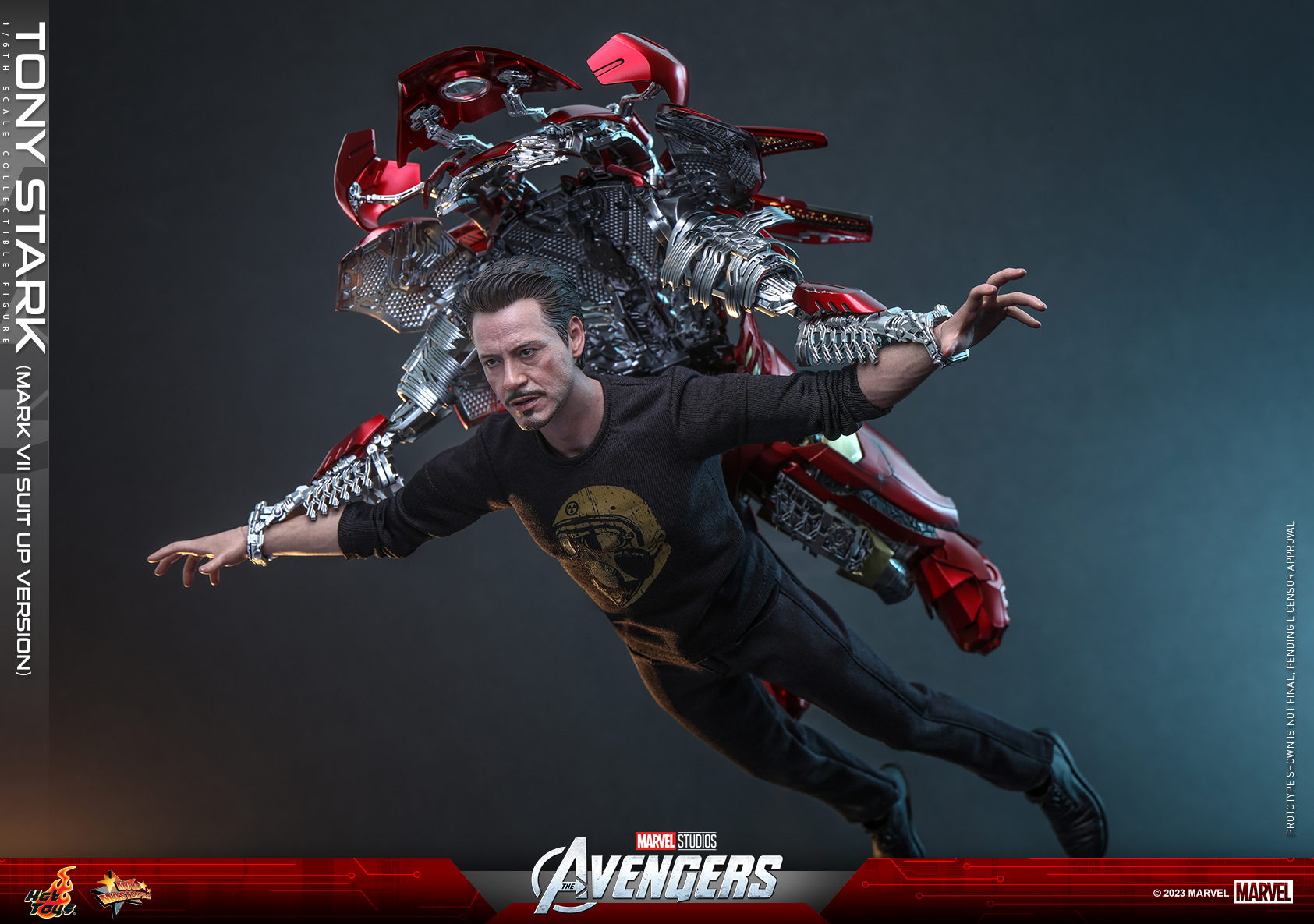 Hot Toys MMS718 1/6 The Avengers - Tony Stark (Mark VII Suit up Version)