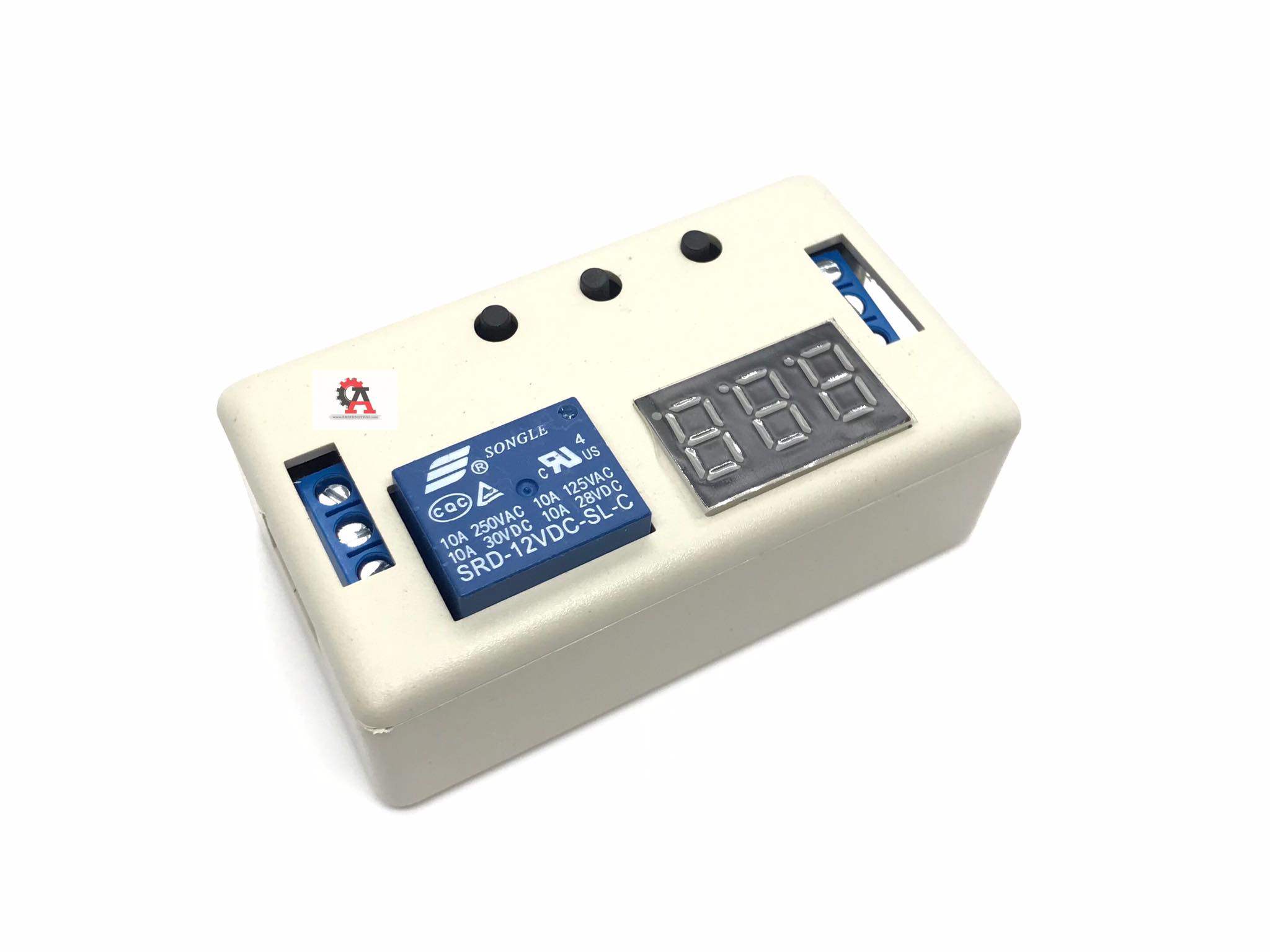 Timer Module 12V with case โมดูลตั้งเวลาเปิดปิด พร้อมเคส สต็อกไทยส่งไว