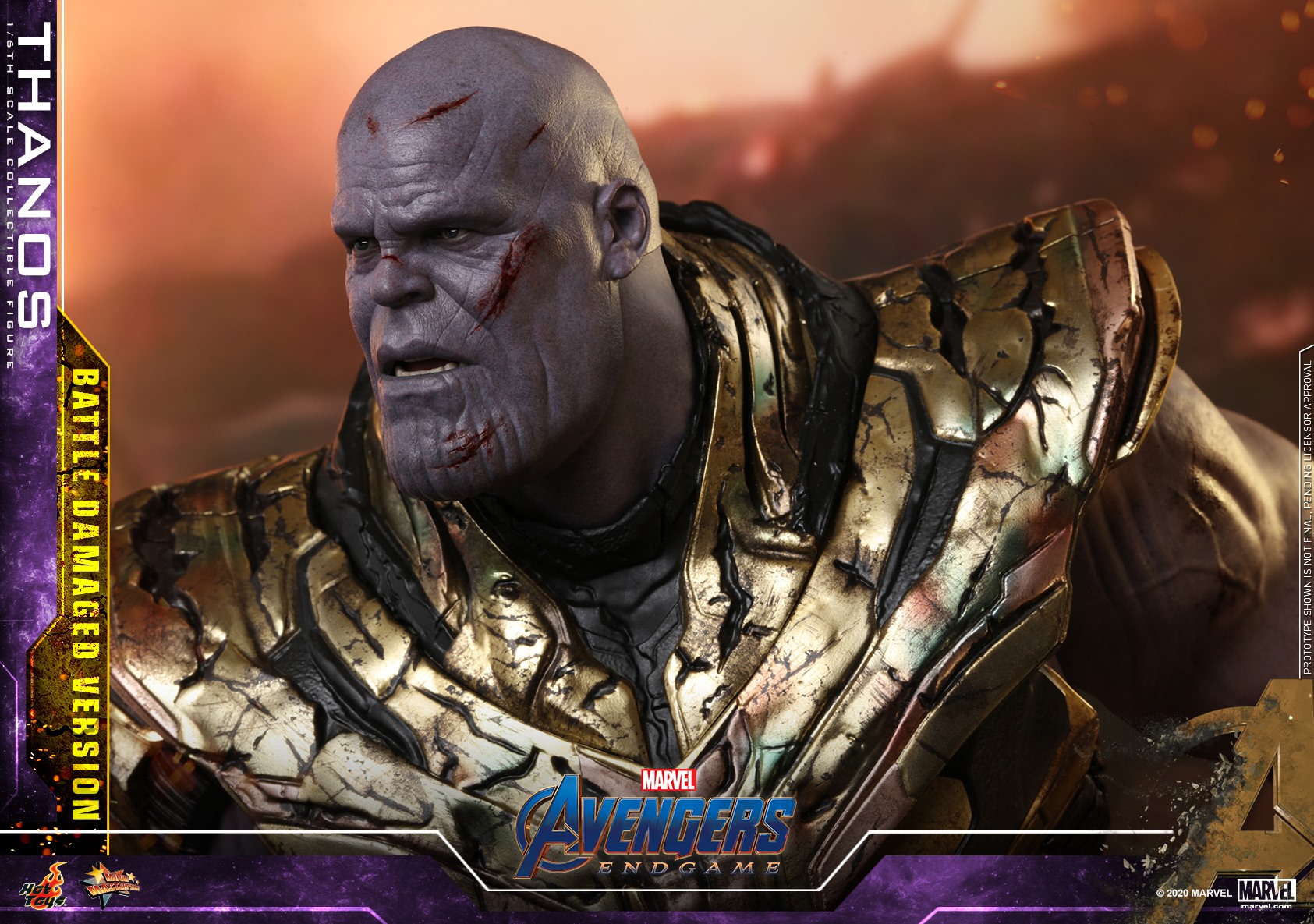 Hot Toys MMS564 Avengers: Endgame 1/6 Thanos (Battle Damaged Version) (16)