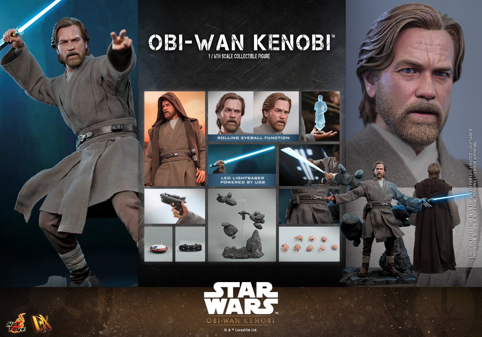 Hot Toys DX26 1/6 Star Wars: Obi-Wan Kenobi - Obi-Wan Kenobi