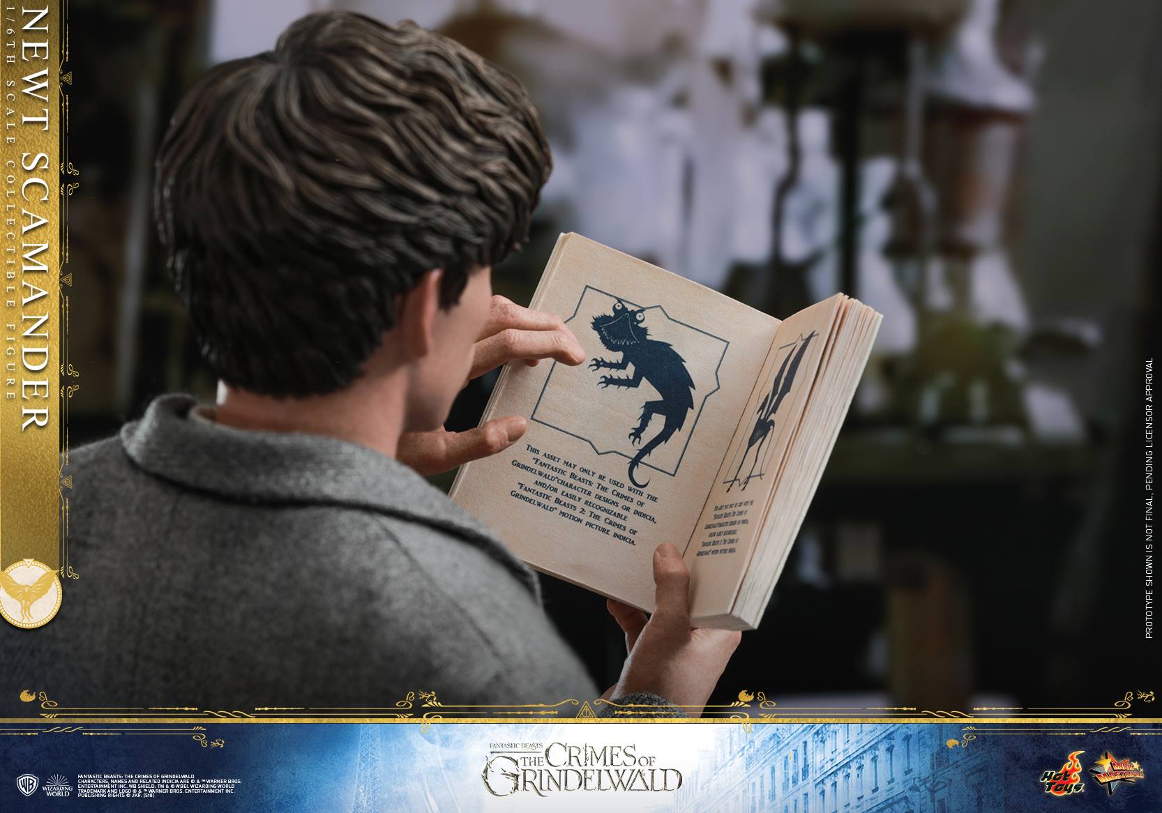 Hot Toys MMS512B FANTASTIC BEASTS: THE CRIMES OF GRINDELWALD - NEWT SCAMANDER (SE)