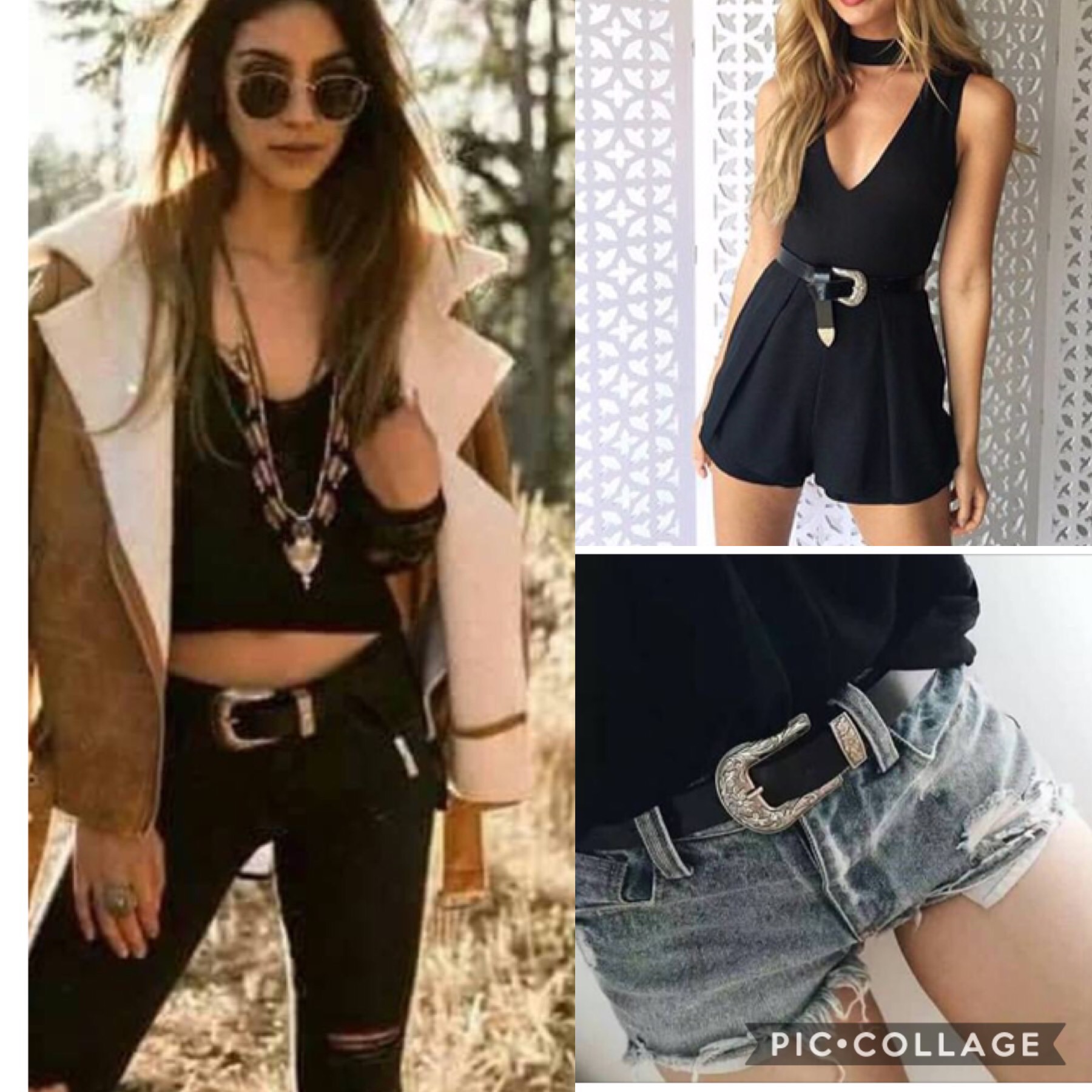 เข็มขัดวินเทจ เข็มขัดหัวโกธิค ไซส์ใหญ่