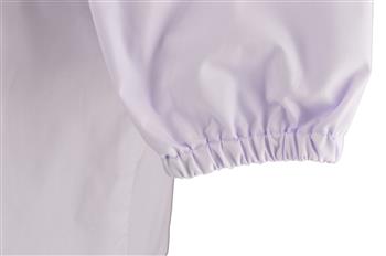 เสื้อกาวน์ยาวแขนจั๊ม ติดเมจิกเทป ไม่มีกระเป๋า เสื้อกาวน์ /ชุดกาวน์ ตัวยาวปลายแขนจั๊ม ติดเมจิกเทป ไม่มีกระเป๋า