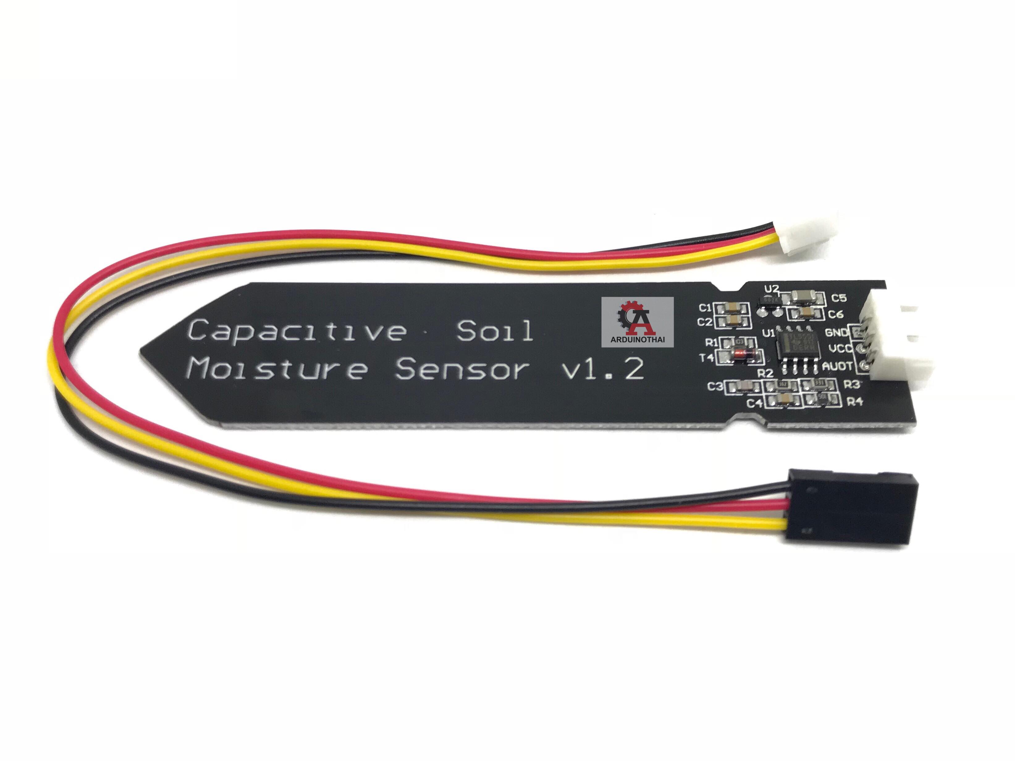 Capacitive Soil sensor V1.2 เซนเซอร์วัดค่าความชื้นในดิน สต็อกไทยส่งไว
