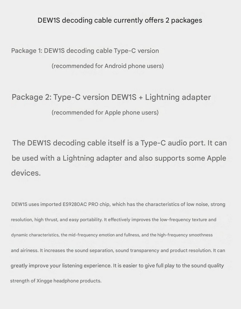 Simgot Dew1s DAC หางหนู ชิป ESS ES9280AC PRO อินเทอร์เฟซ TypeC รองรับ Hi-Res ประกันศูนย์ไทย