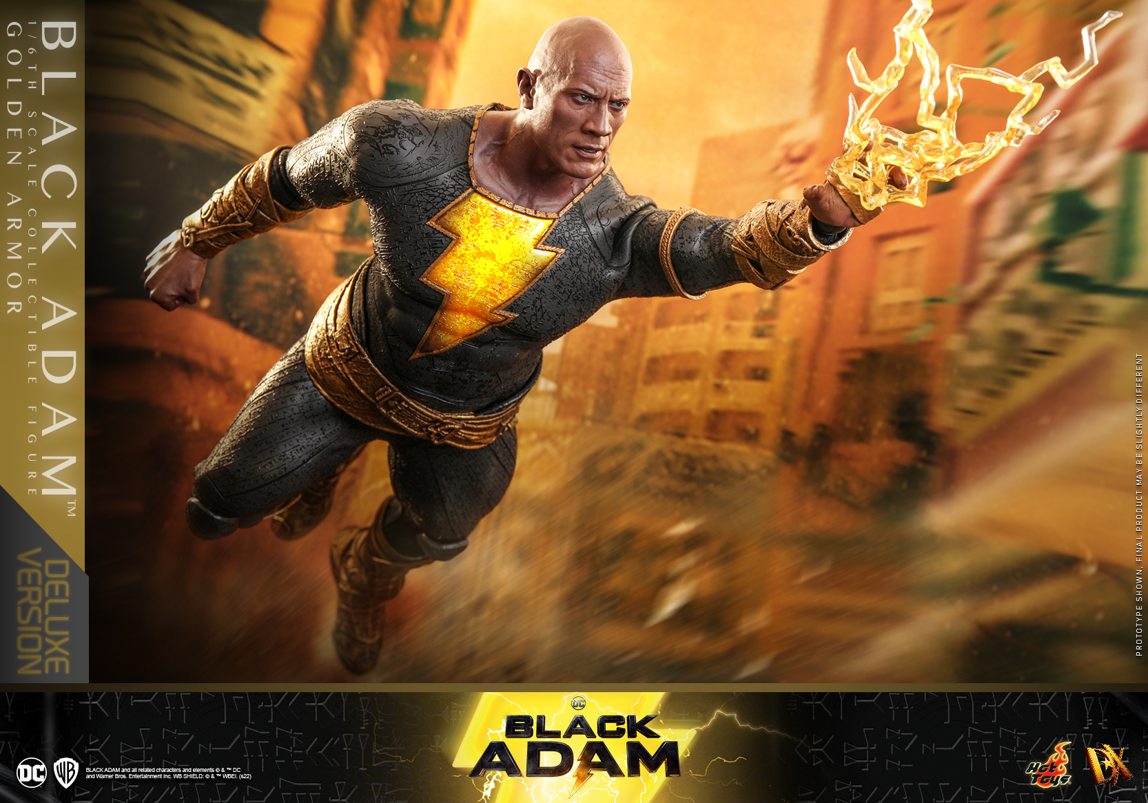 Hot Toys DX31 1/6 Black Adam - Black Adam [Golden Armor] (Deluxe Version)