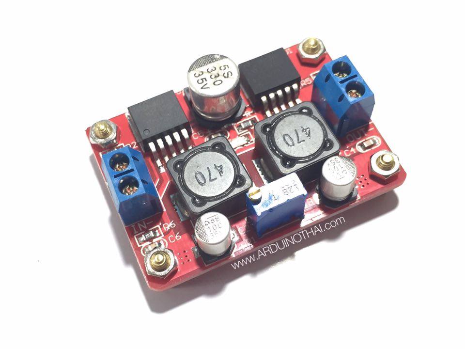 Boost And Buck Voltage Converter LM2577& LM2596 โมดูลแปลงไฟขึ้นและลงแบบปรับได้ สต็อกไทยส่งไว