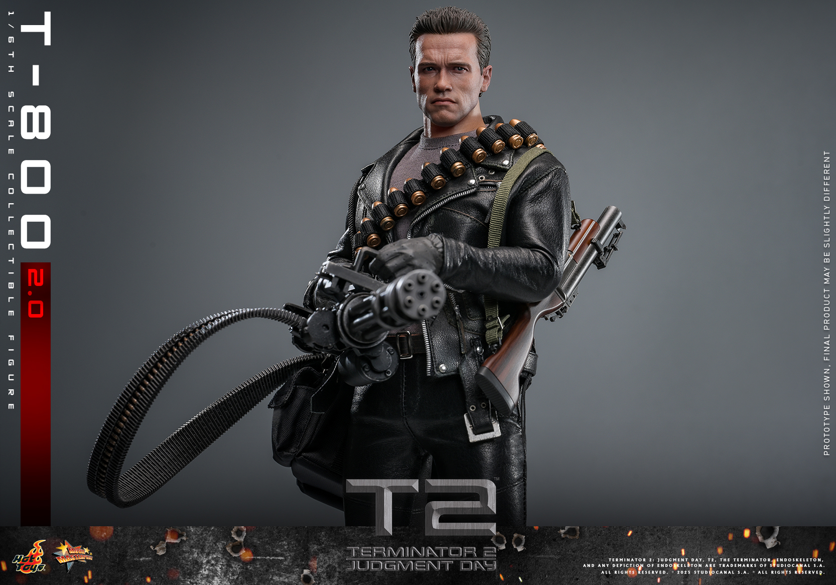Hot Toys MMS795 Terminator 2: Judgment Day - T-800 (2.0)
