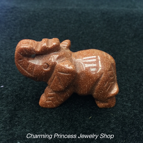 ช้างโชคดีแซนสโตน Sandstone แบบตั้งโต๊ะ ตัวแทนแห่งความเจริญรุ่งเรือง เงิน ทอง และโชคลาภ