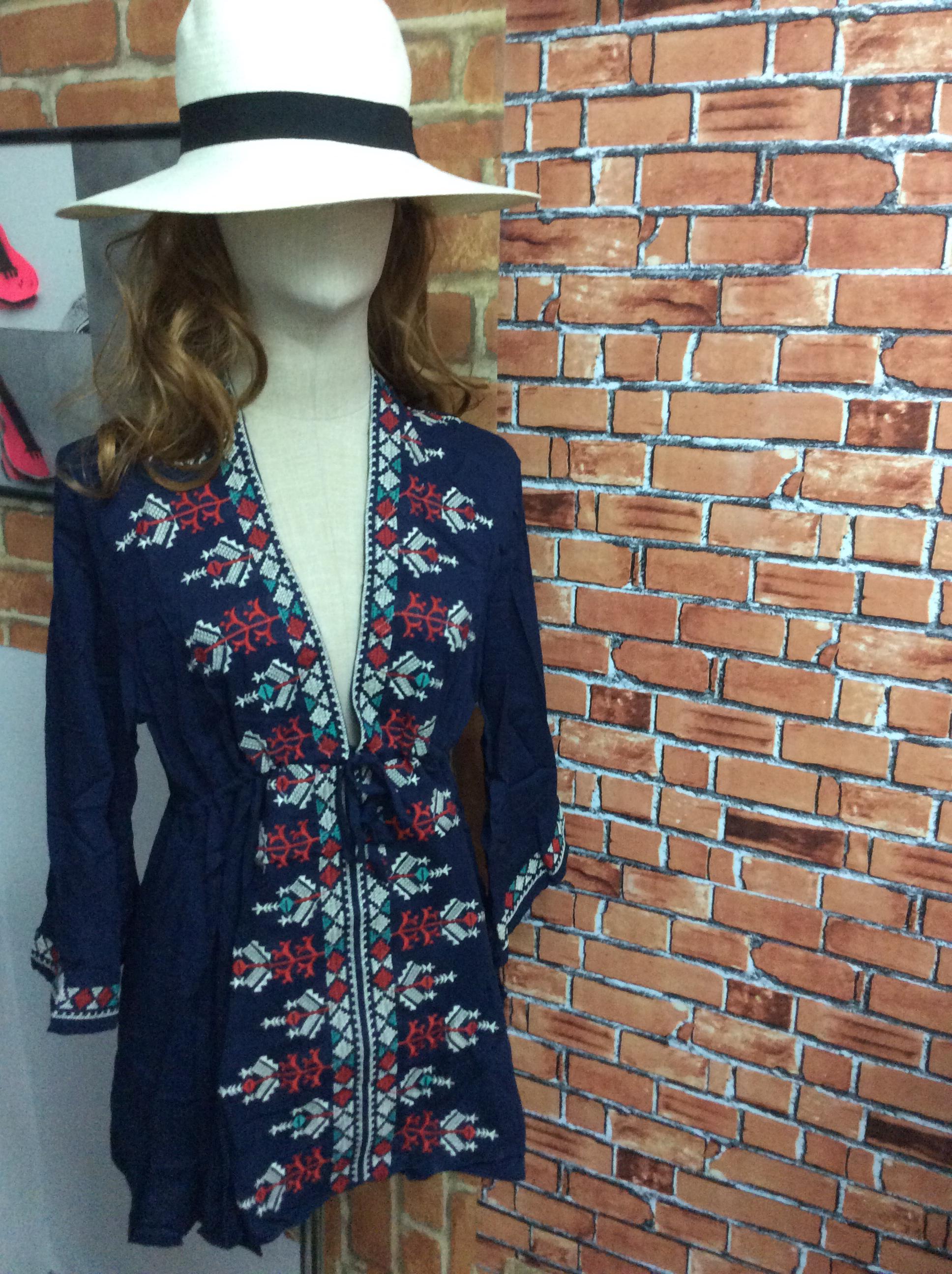 เสื้อตัวยาว มินิเดรส สไตล์โบฮเมียน งานปักสวยแน่นค่ะ