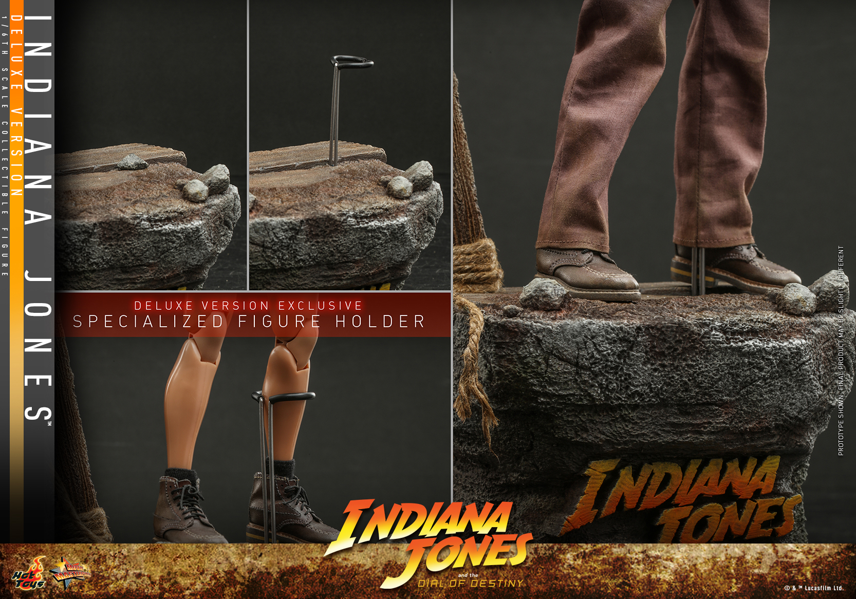 Hot Toys MMS717 1/6 Indiana Jones and the Dial of Destiny - Indiana Jones (Deluxe Version)