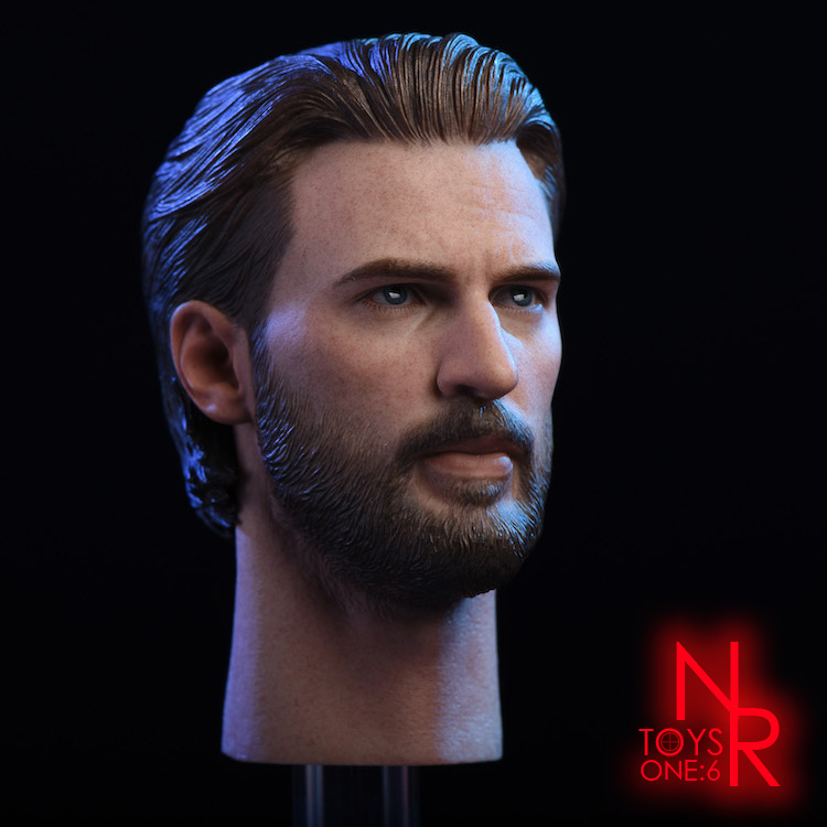 NRTOYS NR08 Captain 6.0 Headsculpt (Beard Version)