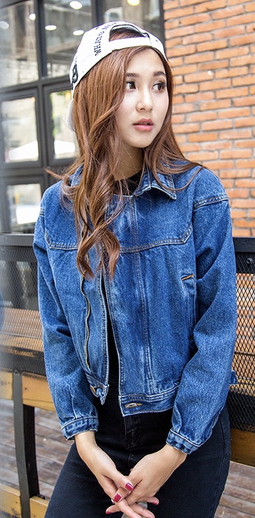 แจ็คเก็ตยีนส์ชิคๆ เสื้อยีนส์ผู้หญิง
