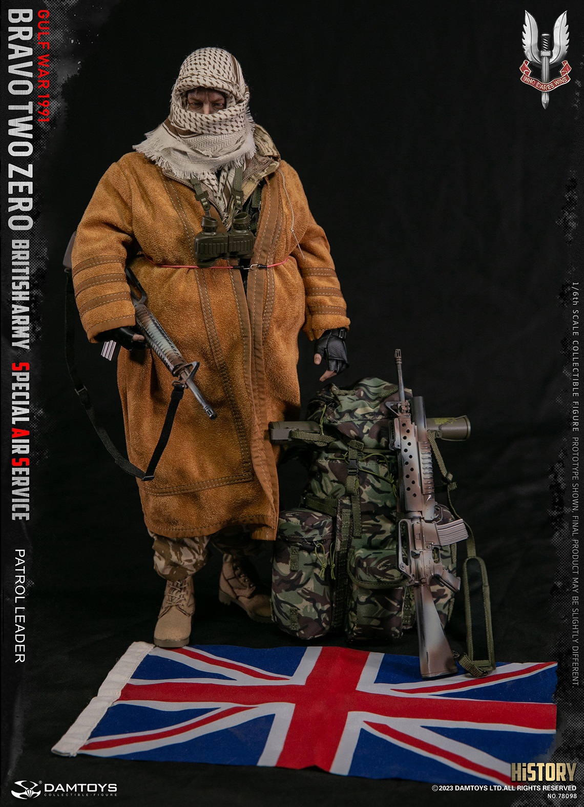 DAMTOYS 78098 1/6 "Bravo Two Zero" British Army Special Air Service (SAS) Patrol Leader