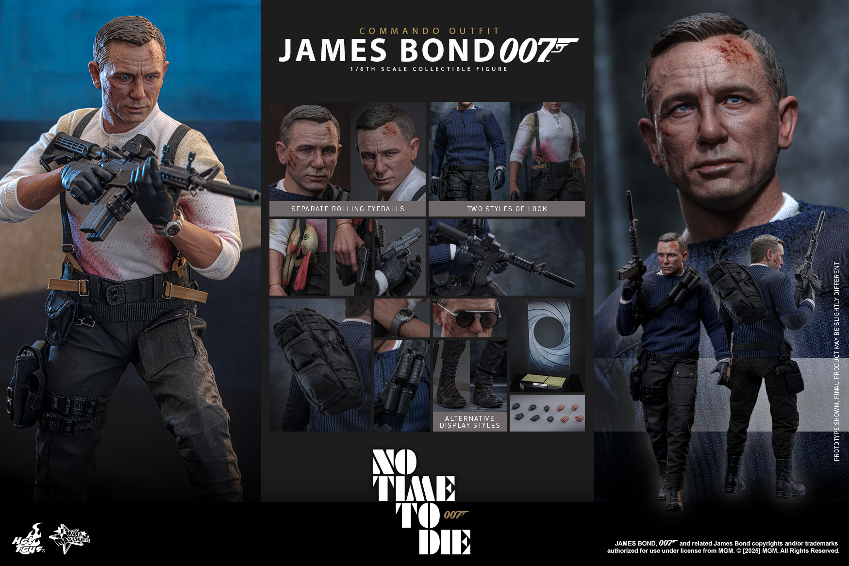 Hot Toys MMS804 No Time To Die - James Bond (Commando Outfit)