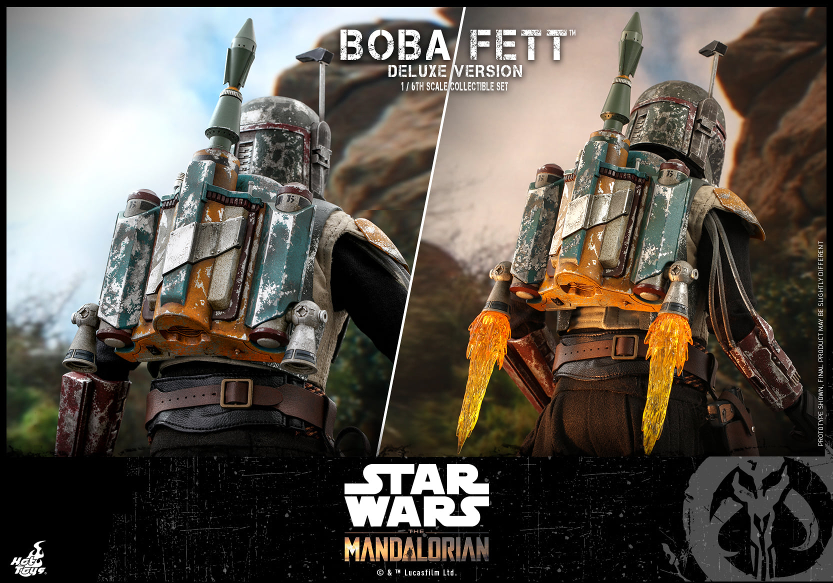 Hot Toys TMS034 1/6 Star Wars: The Mandalorian™ - Boba Fett (Deluxe Version)
