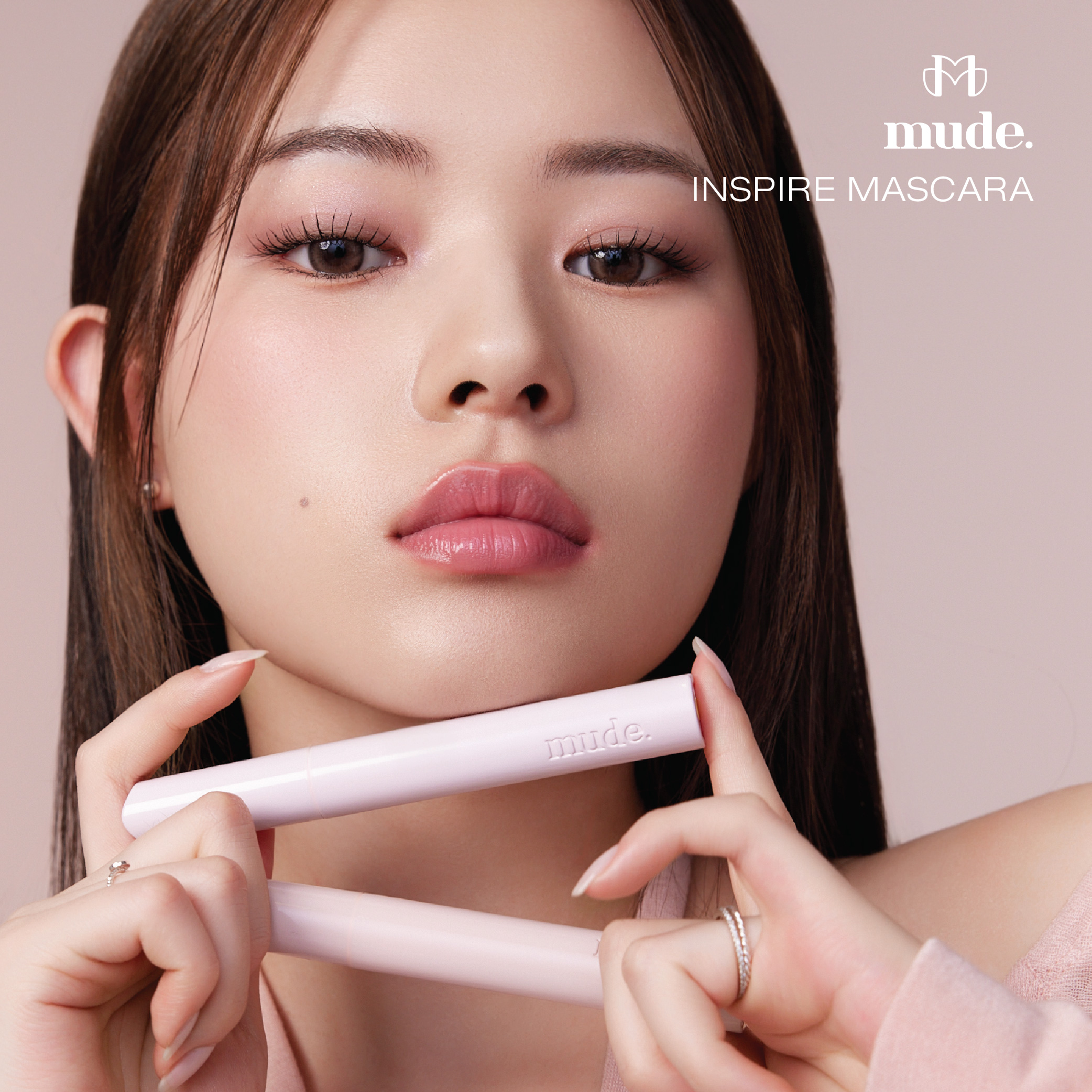 MUDE INSPIRE LONGLASH CURLING MASCARA 8ML. (มาสคาร่า กันน้ำ สูตรยาว งอน)