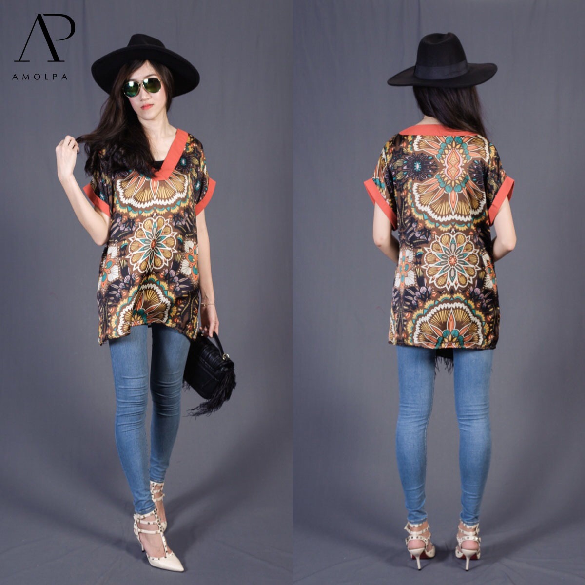 เสื้อผ้าซาตินซิลล์ปริ้นลายดอกไม้คมชัด สีสันสวยสดใส ดูเด่น สไตล์โคเรีย ใส่สบายมากค่ะ เนื้อผ้าซาตินเนื้อนุ่ม ลื่น แพทเทิร์นทรงโอเวอร์ไซส์ สไตล์โคเรีย ดีเทลเล่นขอบเข้มด้วยผ้าคอตต้อนตัดสี ปลายเสื้อเคิฟ ใส่สวยสไตล์สาวโคเรียเลยค่ะ ห้ามพลาดเลยนะคะ