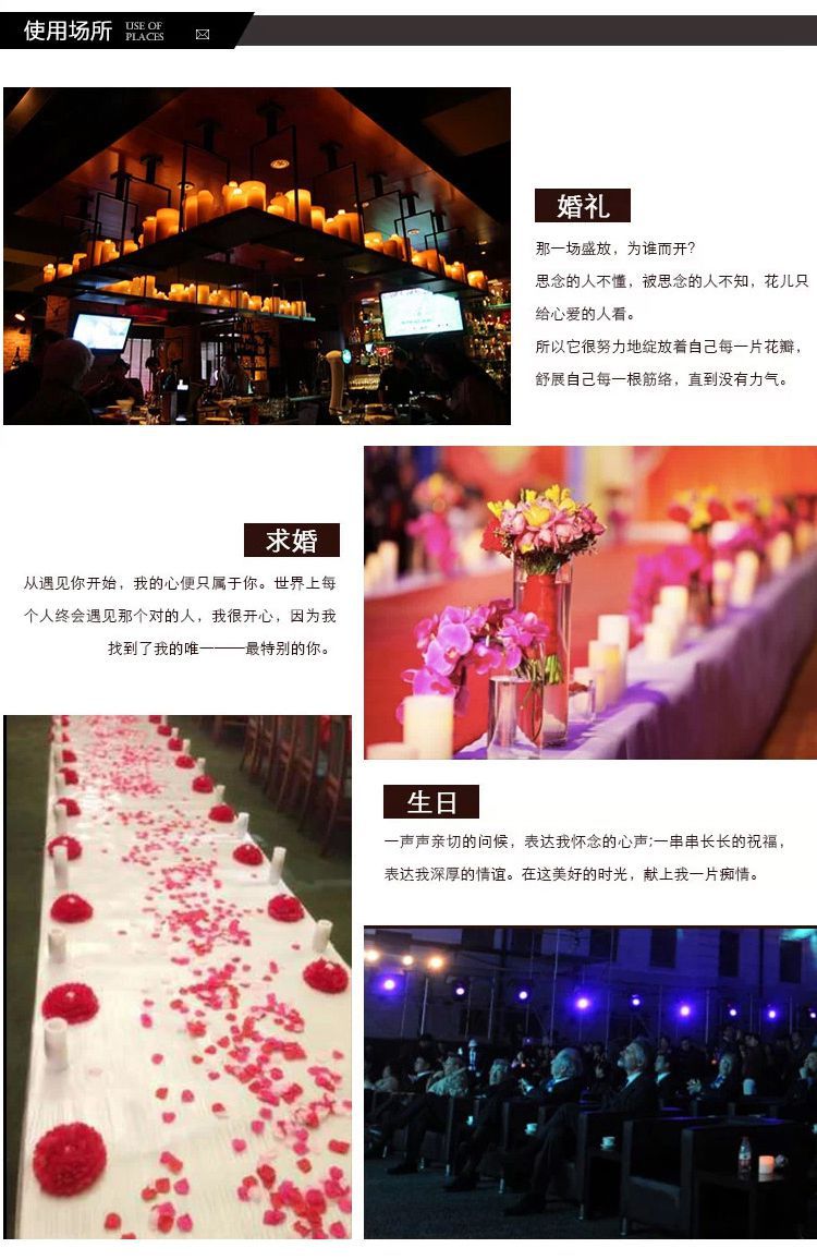 เทียน LED ไฟสะบัดขนาดเล็ก ขนาด 4.7x7.5 เซนติเมตร