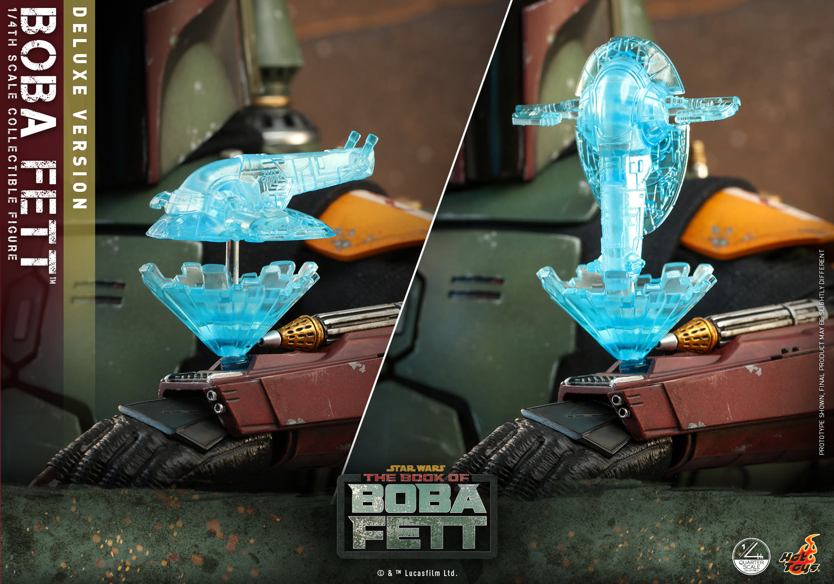 Hot Toys QS023 1/4 Star Wars: The Book Of Boba Fett - Boba Fett™ (Deluxe Version)