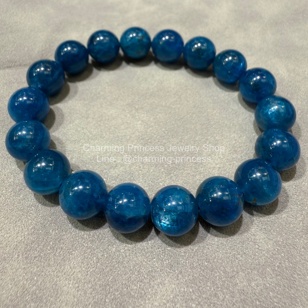 Apatite อพาไทท์ 10 มม AAA ปรับอารมณ์ และมองโลกในแง่ดี