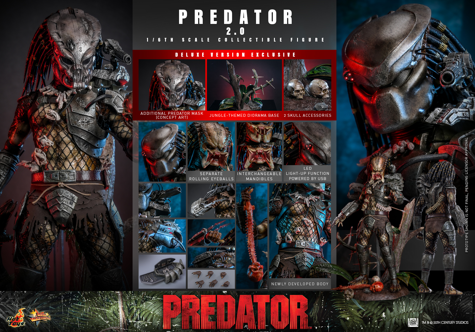 Hot Toys MMS817 Predator - Predator (2.0) (Deluxe Version)