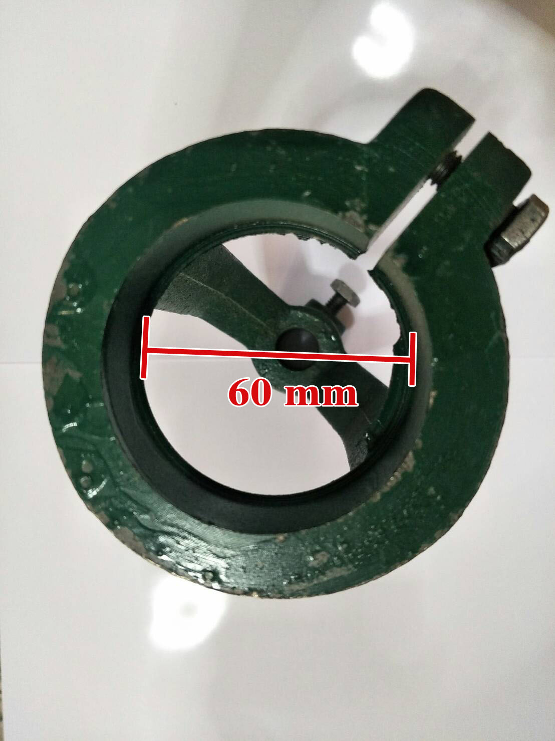 DS04A60 ตัวจับดอกสว่านเจาะไม้รูสี่เหลี่ยม คอ 60 มิล