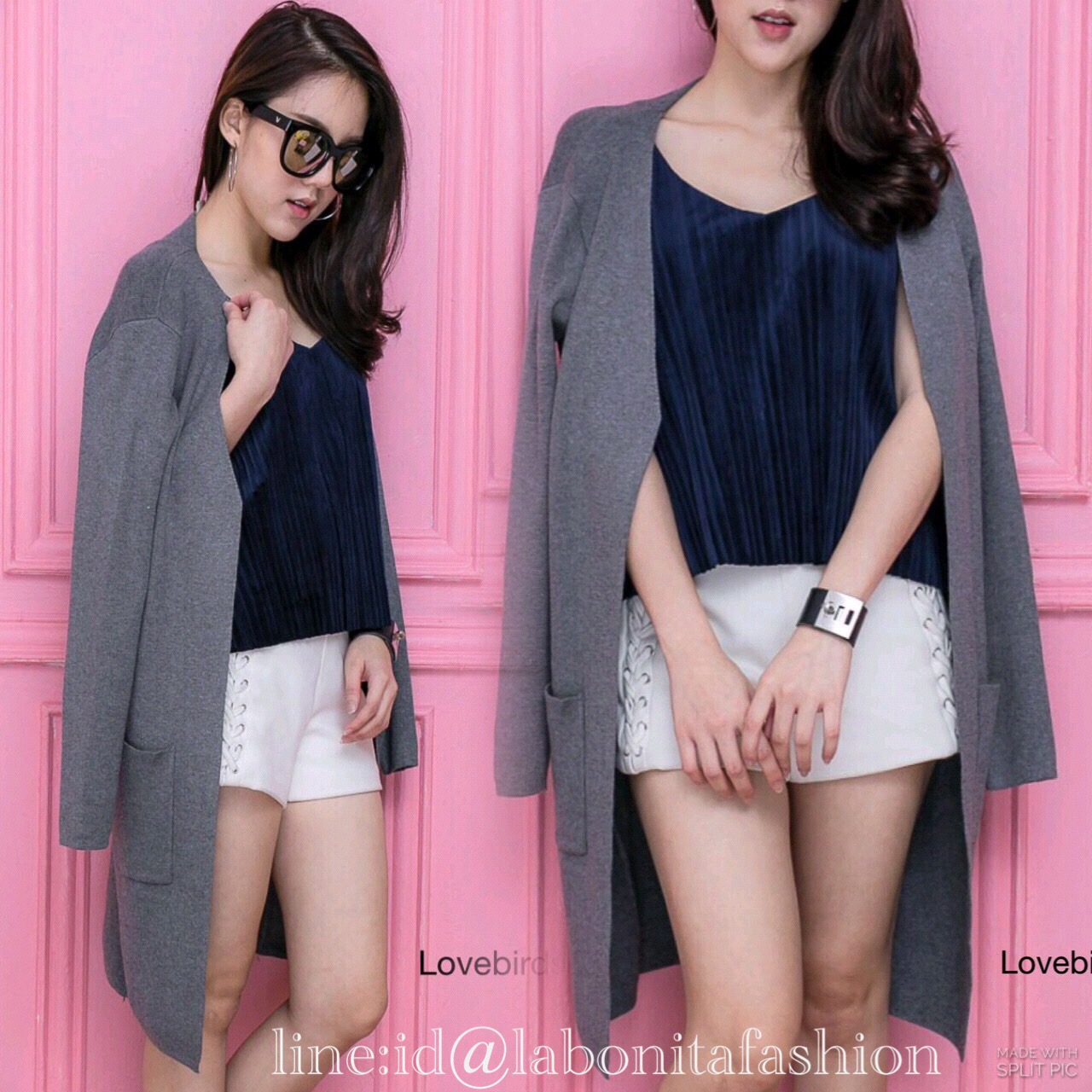 เสื้อคลุมยาว ผ้าไหมพรมเนื้อนุ่มใส่สบาย