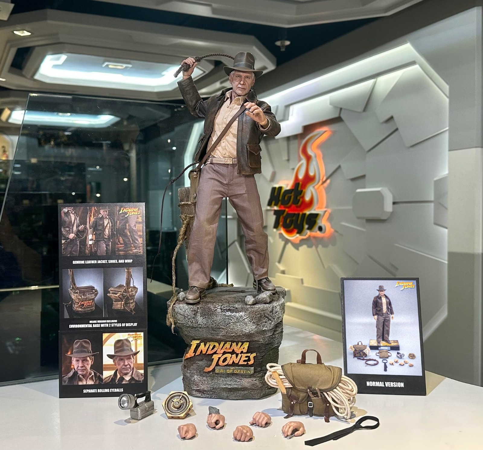 Hot Toys MMS717 1/6 Indiana Jones and the Dial of Destiny - Indiana Jones (Deluxe Version)