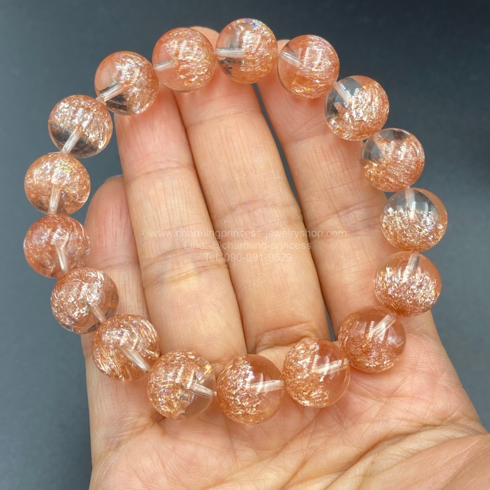 Tangerine Quartz แทนเจอรีนควอตซ์ 12 mm หินสำหรับการแสวงหาความสามารถใหม่ ๆ ที่จะเปลี่ยนแปลงบางส่วนของชีวิตของเรา