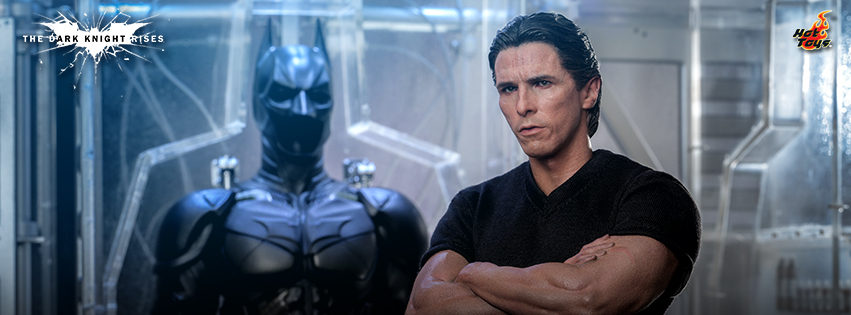 Hot Toys MMS702 1/6 The Dark Knight Rises - Batman Armory with Bruce Wayne