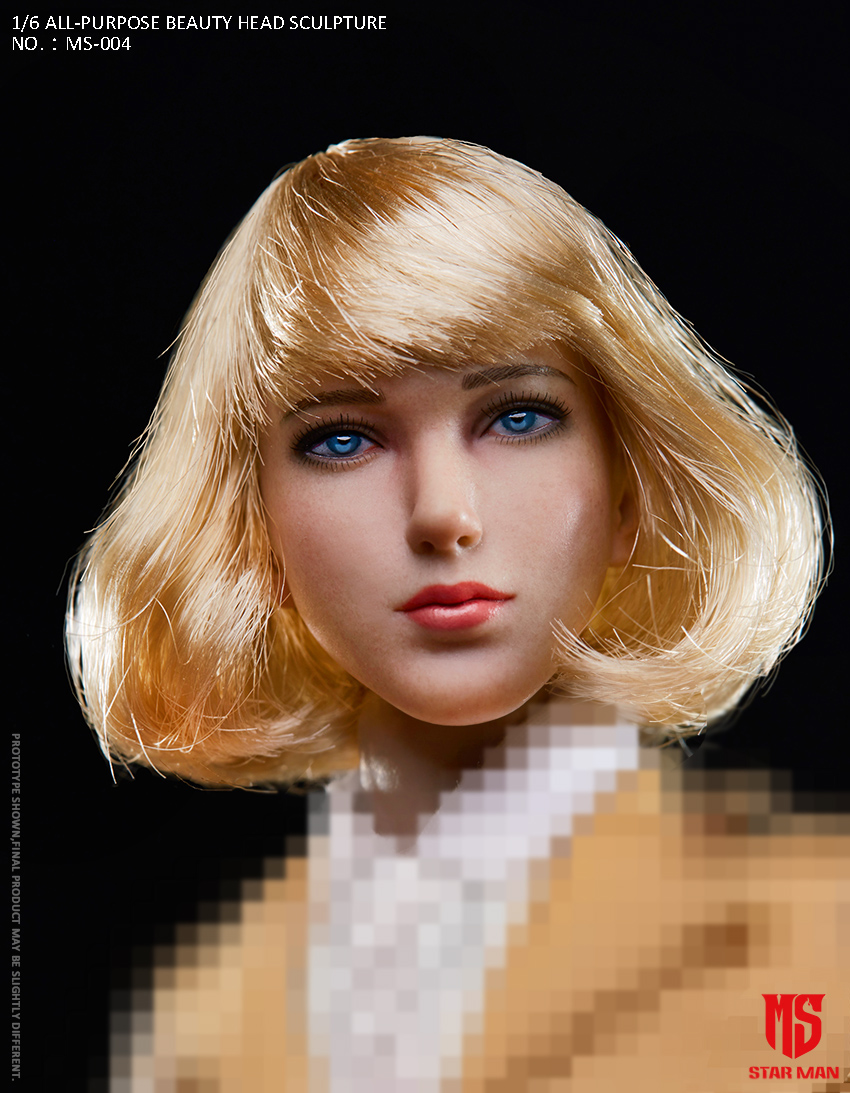 STAR MAN MS-004 1/6 All-purpose Beauty Head Sculpture