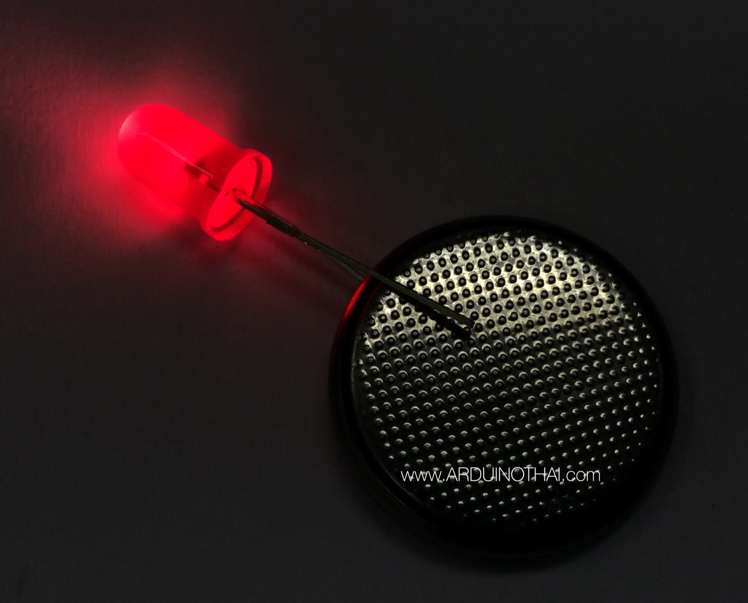 5mm LED Red (จำนวน 5 ดวง)