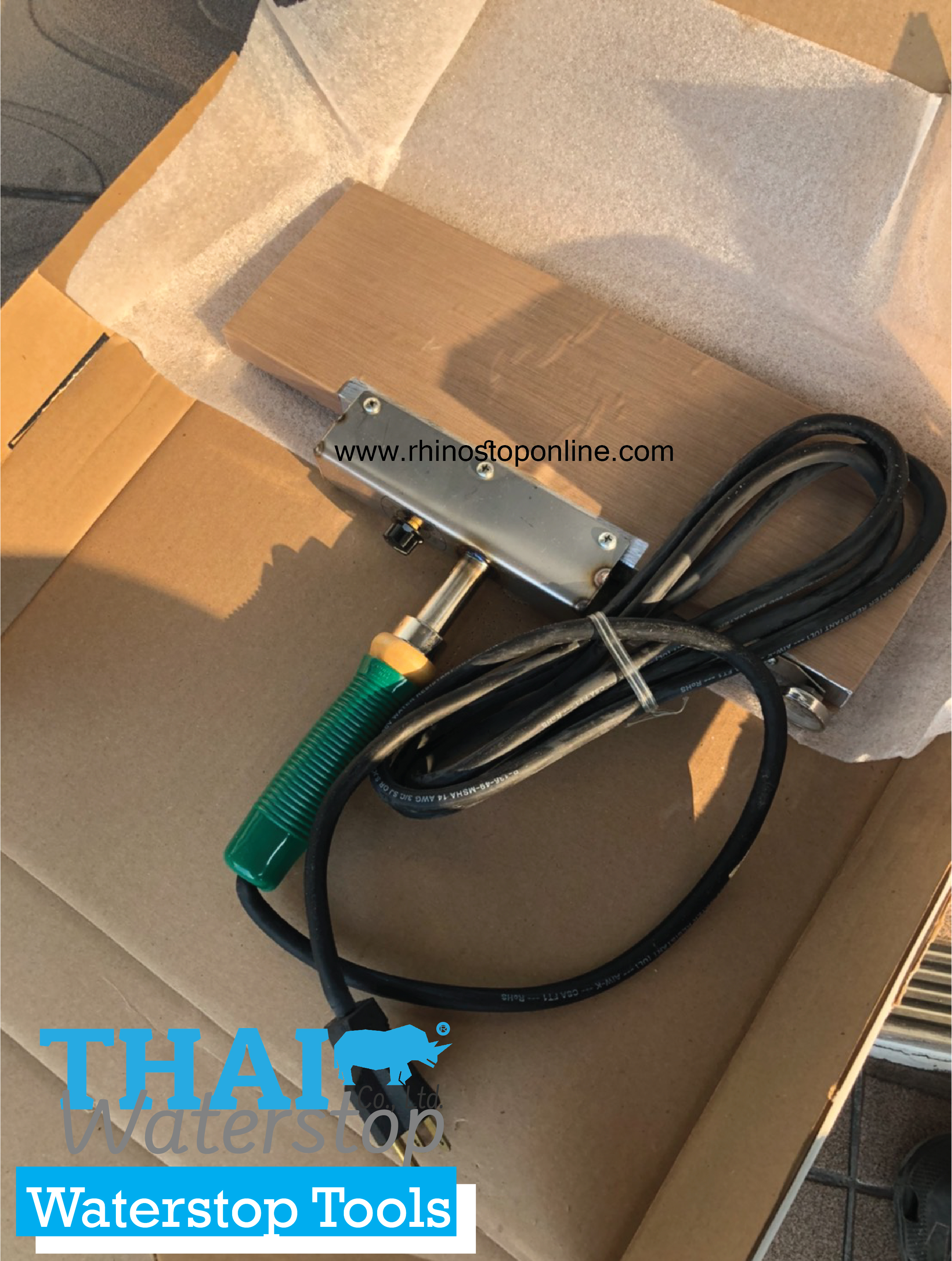 เครื่องเชื่อมพีวีซีวอเตอร์สต๊อป PVC Waterstop welding iron#127 (114mmX355mm) 220V(ให้เช่าสำหรับลูกค้าที่ซื้อ PVC Waterstop เท่านั้น)
