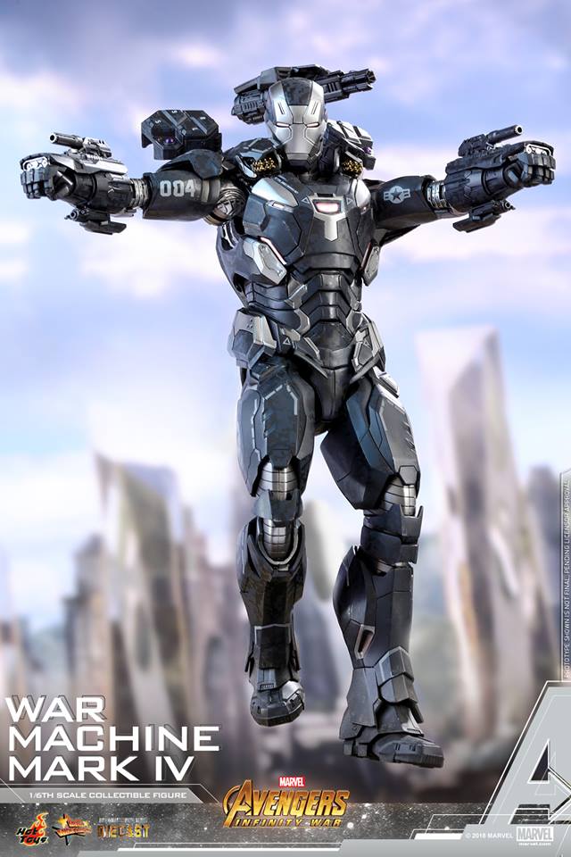 Hot Toys MMS499D26 AVENGERS: INFINITY WAR - WAR MACHINE MARK IV