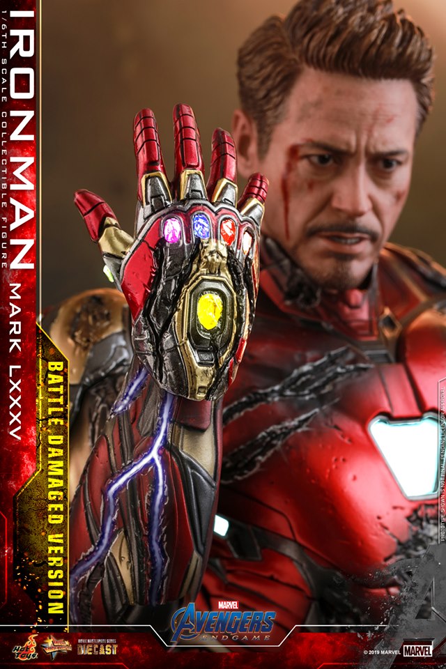 Hot Toys MMS543D33 Avengers: Endgame 1/6 Iron Man Mark LXXXV (Battle Damaged Version)