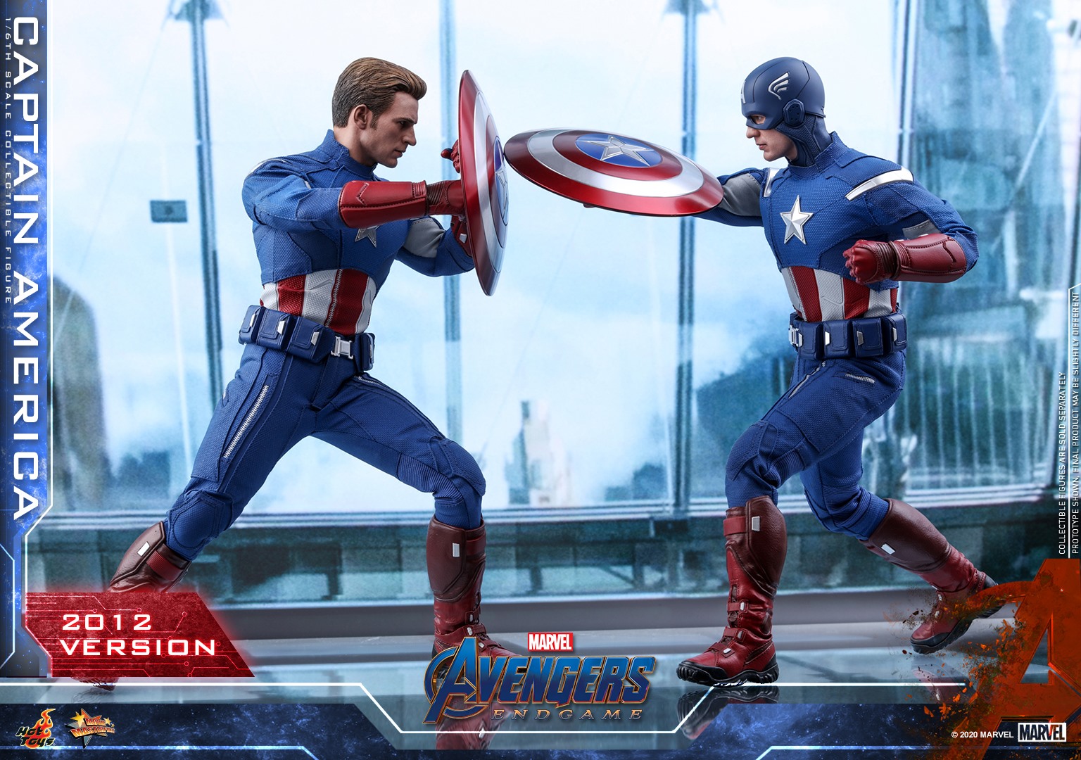 Hot Toys MMS563 Avengers: Endgame 1/6 Captain America (2012 Version)