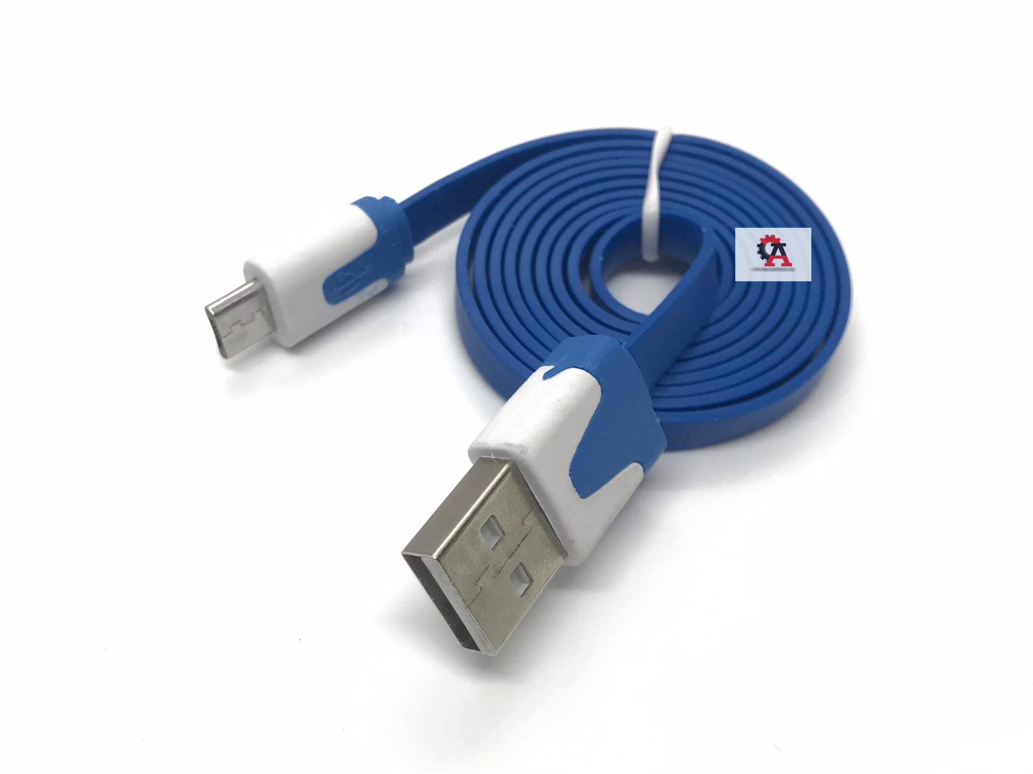 Micro Usb สีน้ำเงิน ยาว 85cm