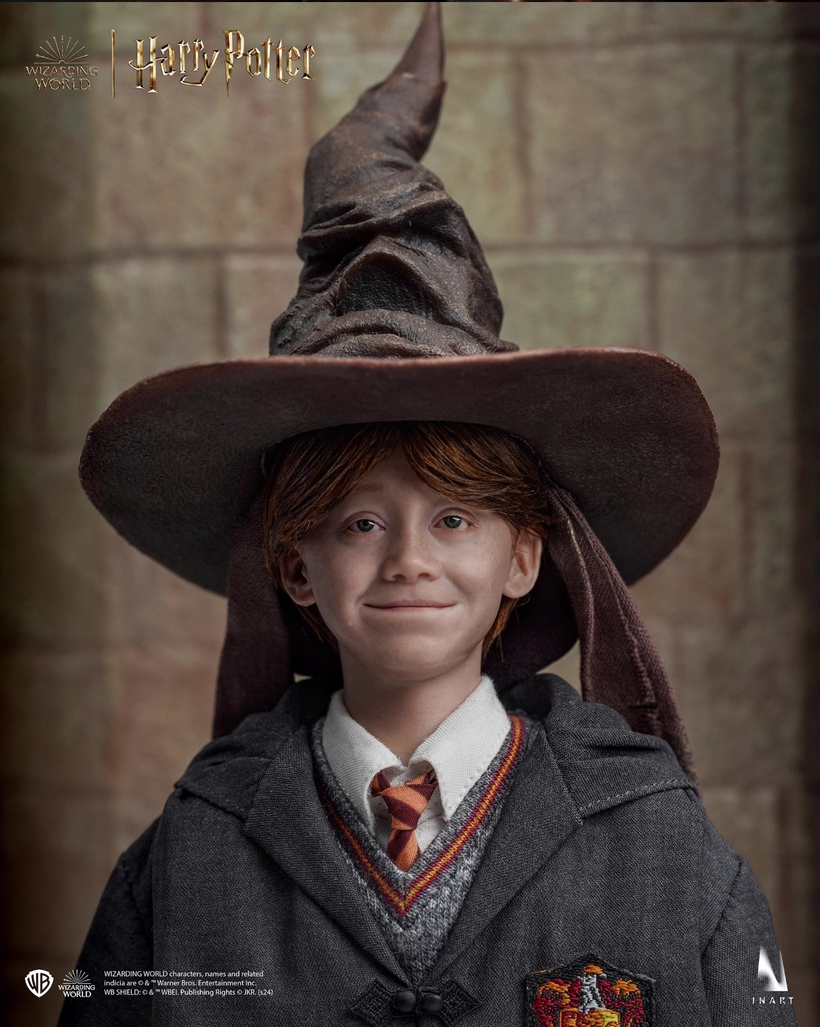 INART x Queen Studios A010D1 Harry Potter and the Philosopher's Stone - Ron Weasley (Deluxe Version) [Hair Transplant Headsculpt]