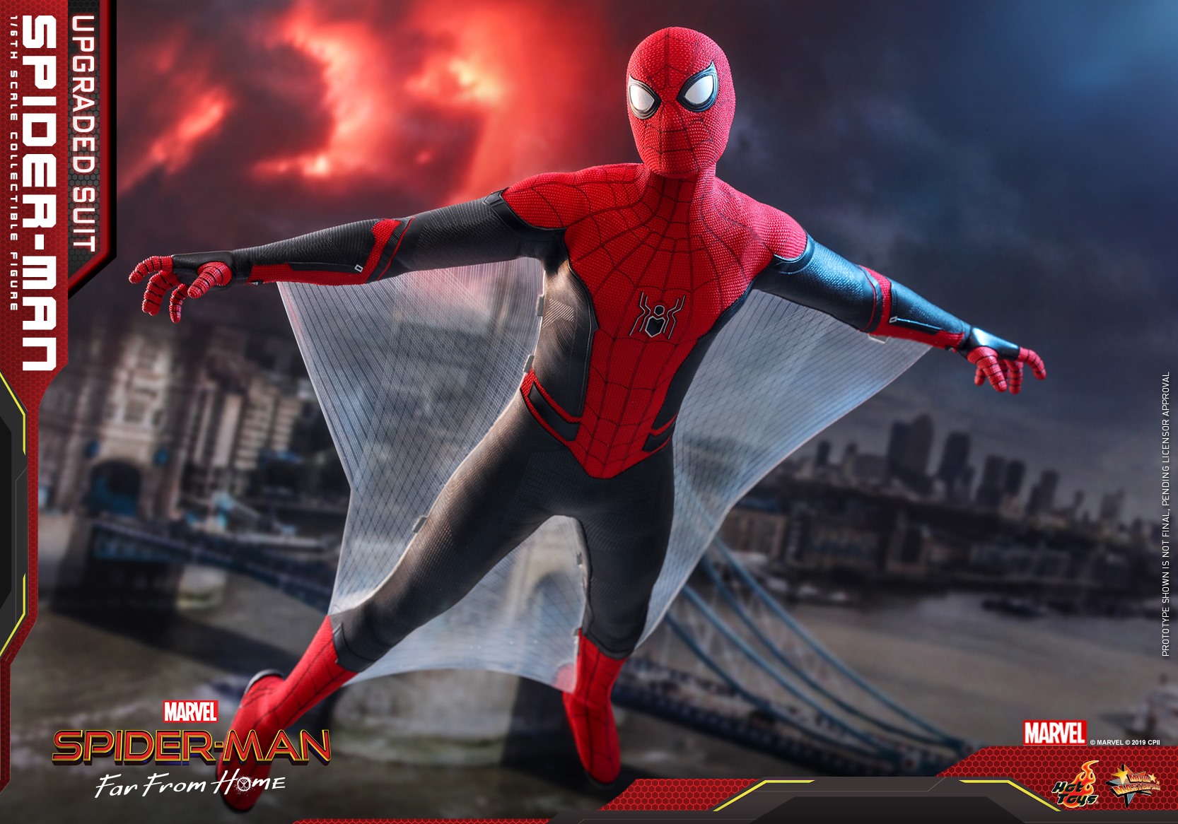 Hot Toys MMS542 Spider-Man: Far From Home - Spider-Man (Upgraded Suit) (16F)