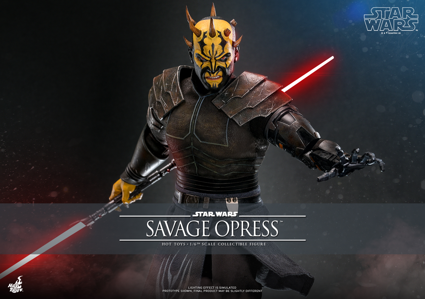 Hot Toys TMS136 Star Wars: The Clone Wars - Savage Opress
