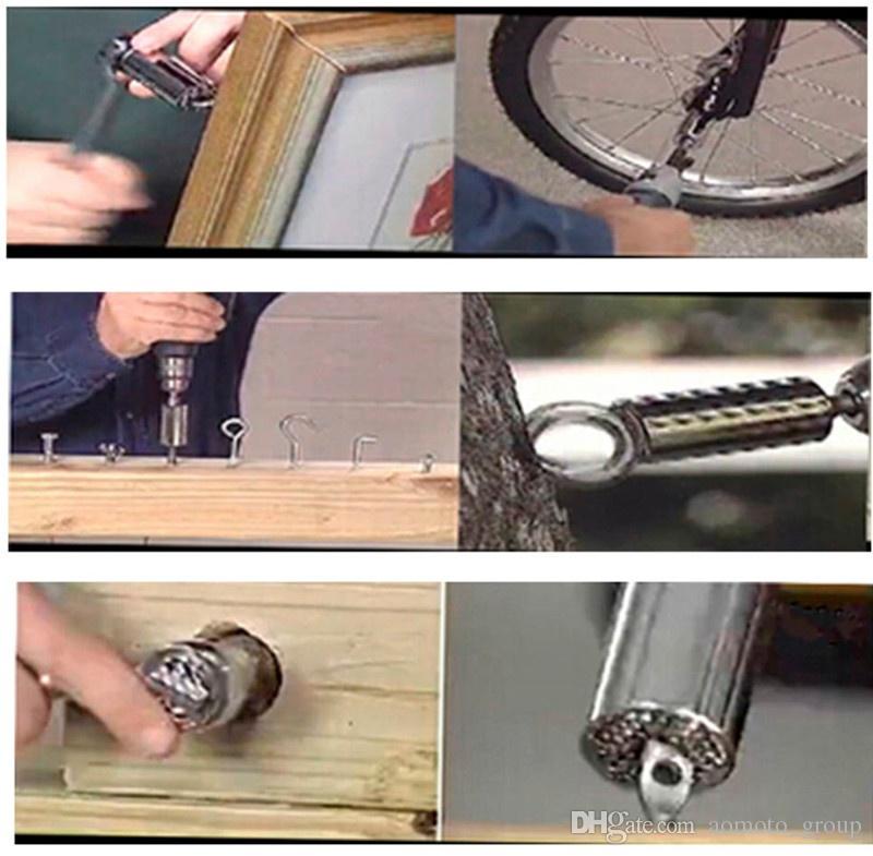 AD18 ลูกบล็อกเอนกประสงค์ อันเดียว ไขน็อตได้ตั้งแต่เบอ 7 ถึงเบอ 19 พร้อมแกนแปลงใส่สว่าน