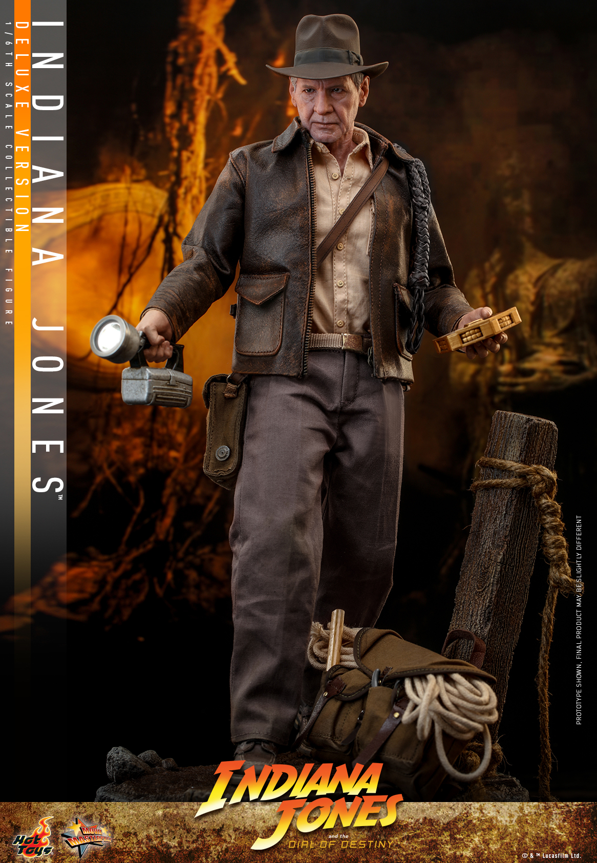 Hot Toys MMS717 1/6 Indiana Jones and the Dial of Destiny - Indiana Jones (Deluxe Version)