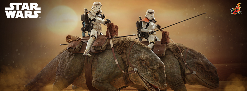 Hot Toys MMS722 1/6 Star Wars Episode IV: A New Hope™ - Sandtrooper Sergeant™ & Dewback™