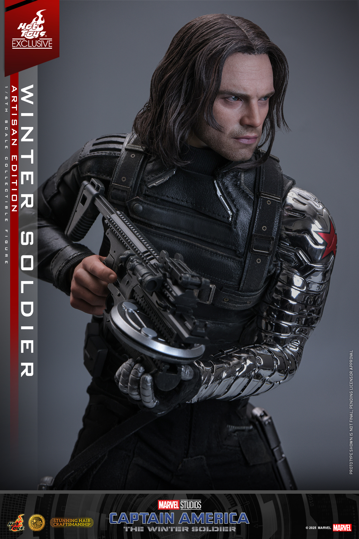 Hot Toys MMS790AEB Captain America: The Winter Soldier - Winter Soldier (Artisan Edition) (Special Edition) [Hot Toys Exclusive]