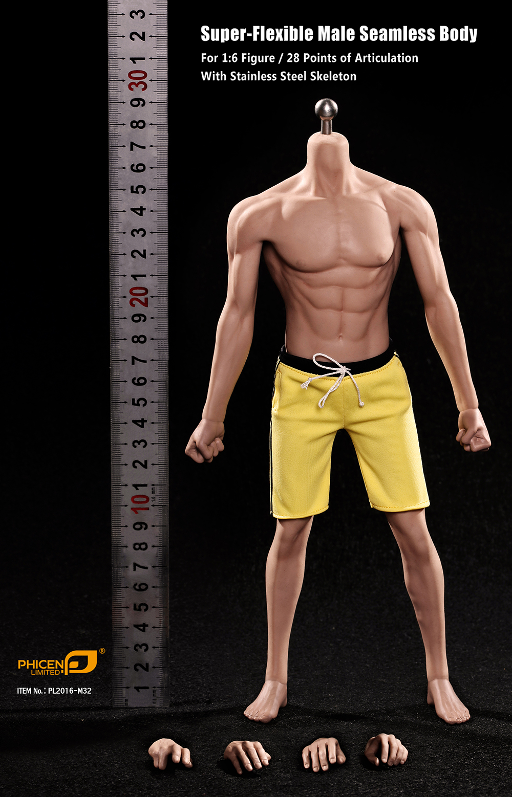 Phicen PL2016-M32 Super flexible Asia Male Seamless Body