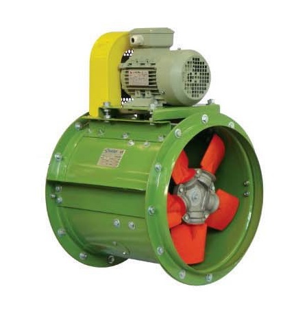 พัดลมท่อแบบต่อตรง, (Axial fan with drive) ALC,