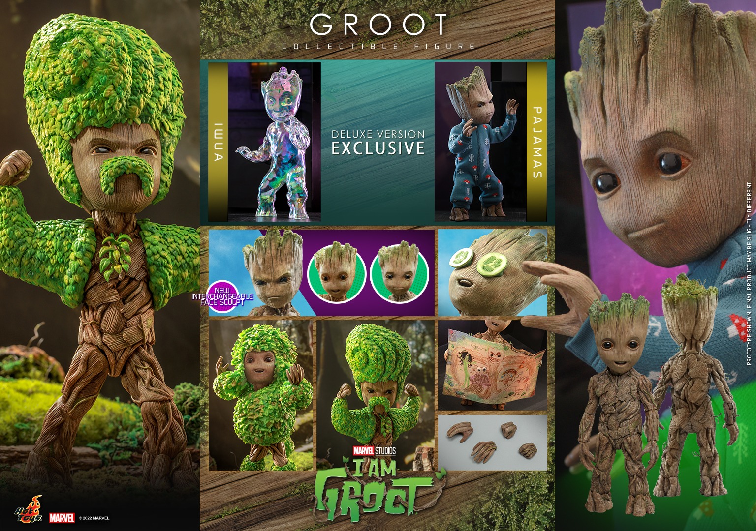 Hot Toys TMS089 1/6 I Am Groot - Groot (Deluxe Version)