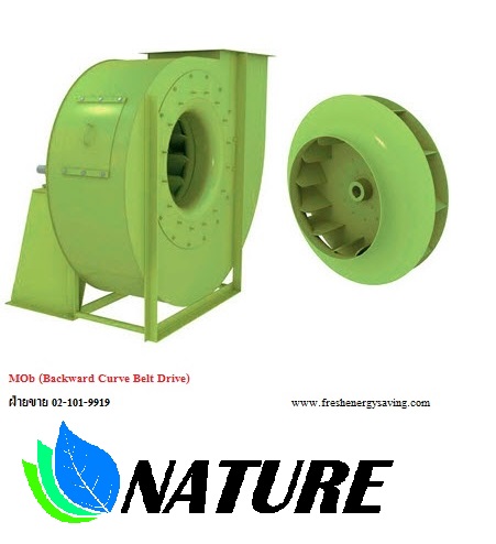 พัดลมโบลเวอร์ แรงดันปานกลาง M Series (Blower) MO Backward,