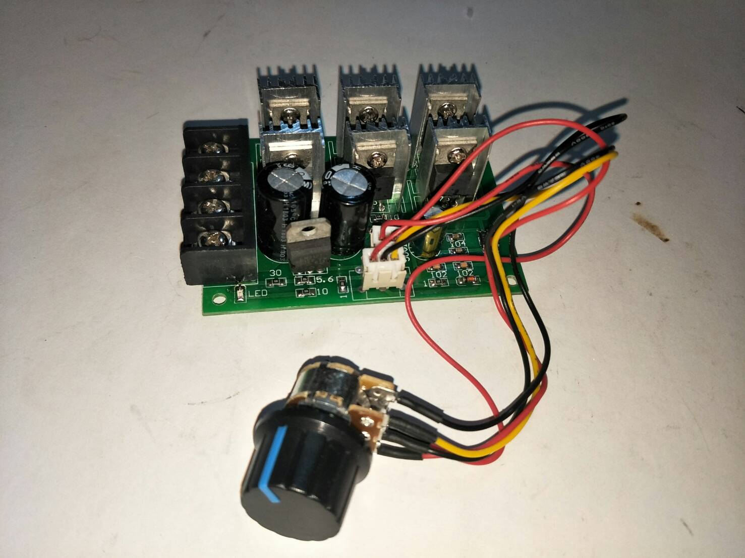 OT77 วงจรปรับรอบมอเตอร์ DC 9-40V 40A รุ่นทนทาน